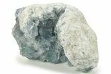 Crystal Filled Celestine (Celestite) Geode - Madagascar #287122-3